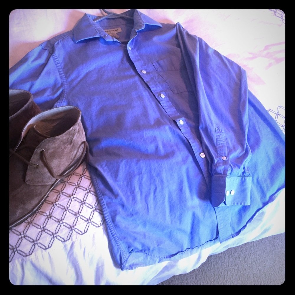 Banana Republic blue Dress shirt